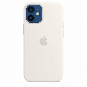 Apple Funda de Silicona iPhone 12 Mini - Blanco (White