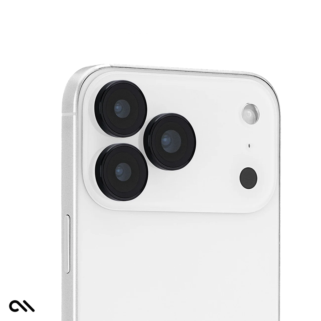 Case-Mate (Exclusivo Apple) Protector de Lente de Aluminio para 17 Pro/Pro Max - Negro