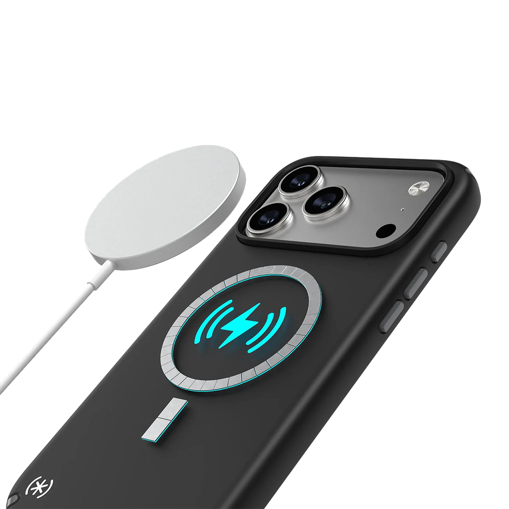 Speck Presidio2 Pro con Magsafe para iPhone 17 Pro Max - Negro/Negro/Blanco