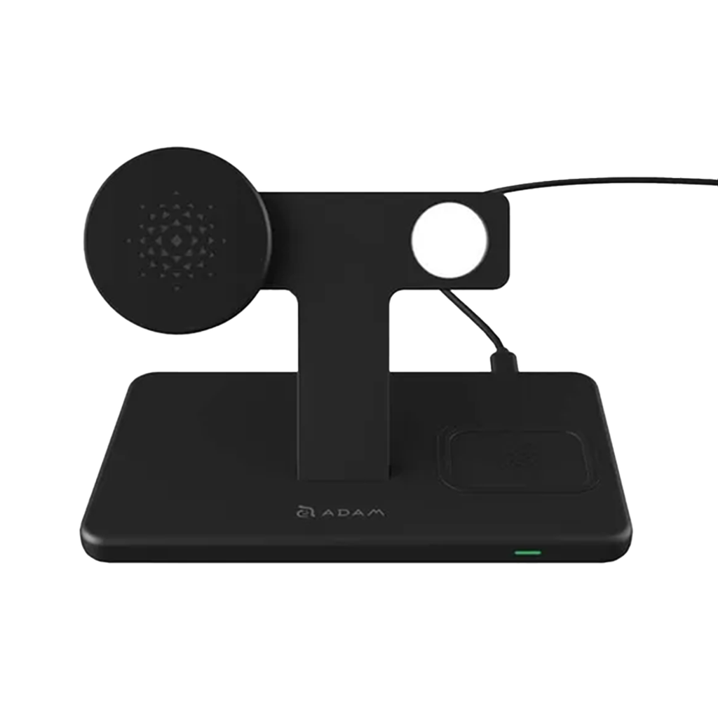 Adam Elements OMNIA M3 Magnetic 3-in-1  Estación de carga inalámbrica - Negro