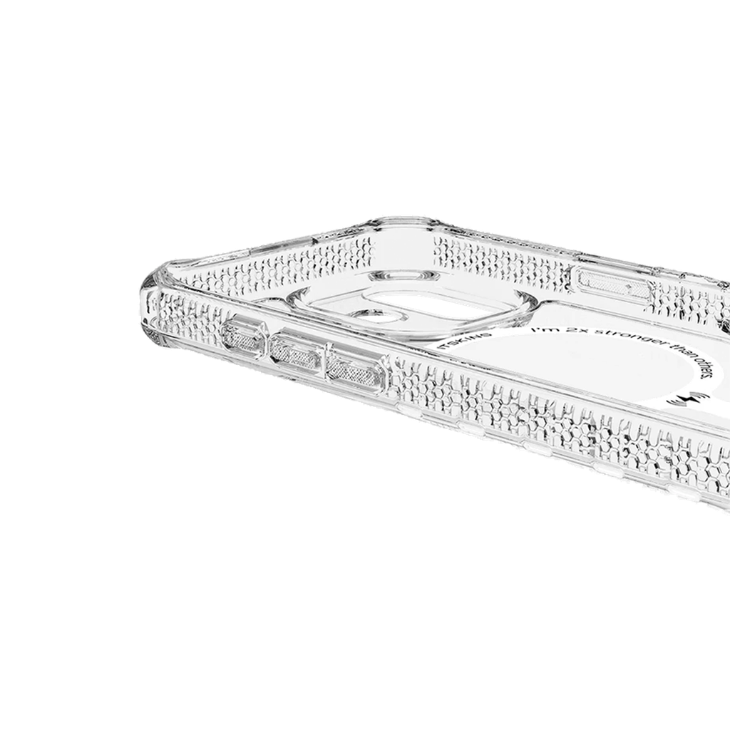 ItSkins Hybrid R Funda Transparente con MagSafe para iPhone 17 - Transparente