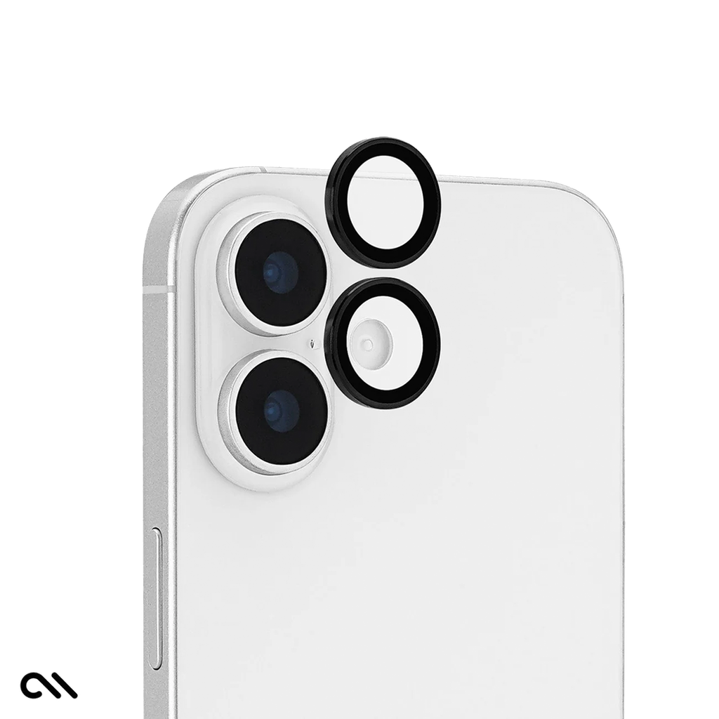 Case-Mate (Exclusivo Apple) Protector de Lentes de Aluminio para iPhone 17 - Negro
