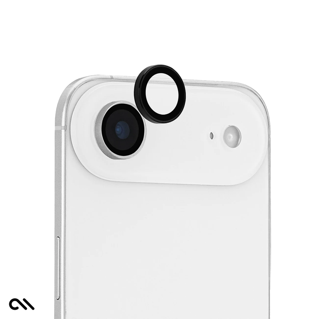 Case-Mate (Exclusivo Apple) Protector de Lente de Aluminio para iPhone 17 Air - Negro