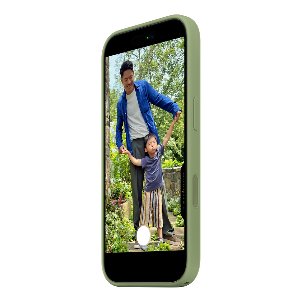 Funda de Silicona con MagSafe para iPhone 17 - Musgo Claro