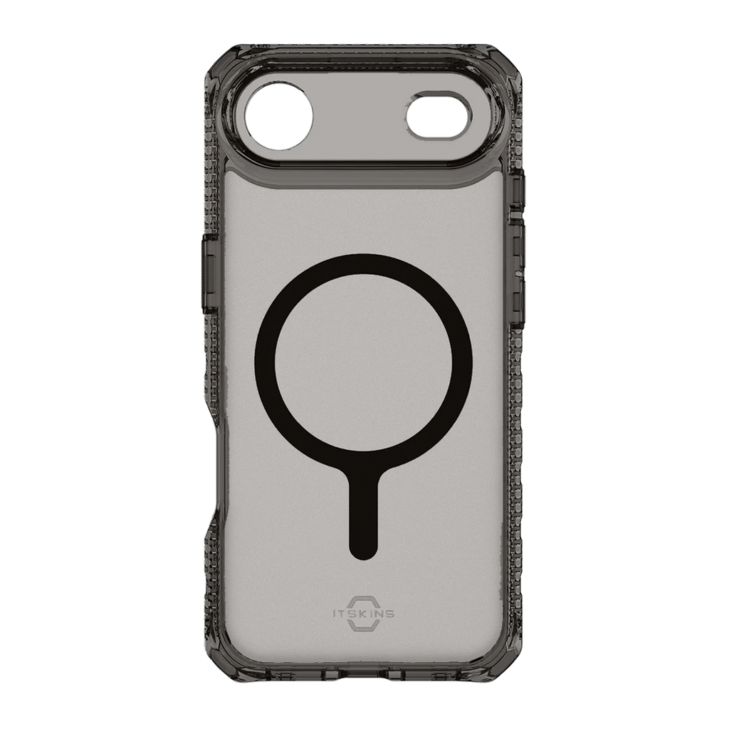 ItSkins Hybrid R Vapor Stand Funda con MagSafe para iPhone 17 Air - Humo