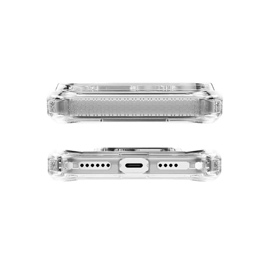 Itskins Hybrid R Vapor Stand Funda con Magsafe para iPhone 17 Pro Max - Transparente