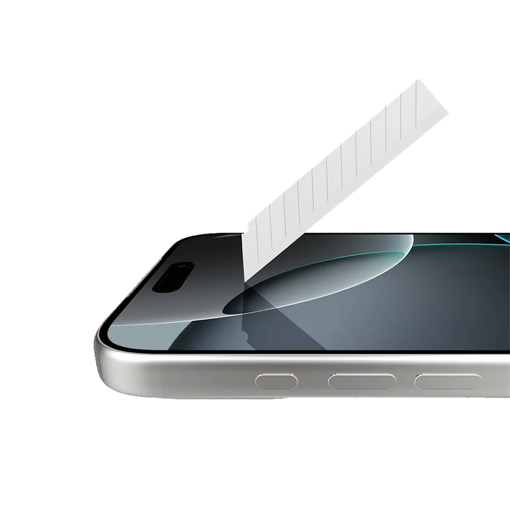 ItSkins Hybrid Defense Glass Vidrio Protector con Removedor de Polvo para iPhone 17 Air - Transparente