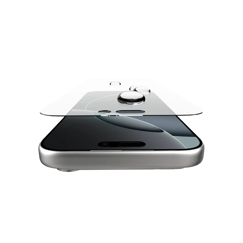 ItSkins Hybrid Defense Glass Vidrio Protector con Removedor de Polvo para iPhone 17 Air - Transparente