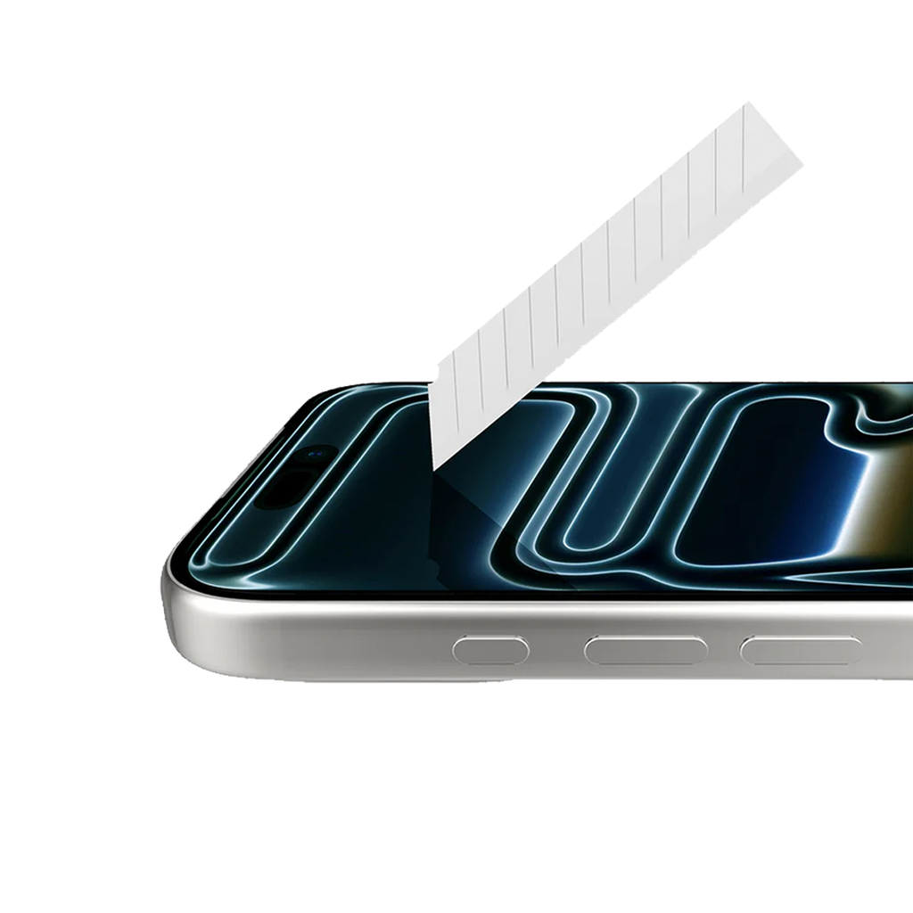 ItSkins Hybrid Defense Glass Protector de Pantalla con Removedor de Polvo para iPhone 17 Pro Max - Transparente