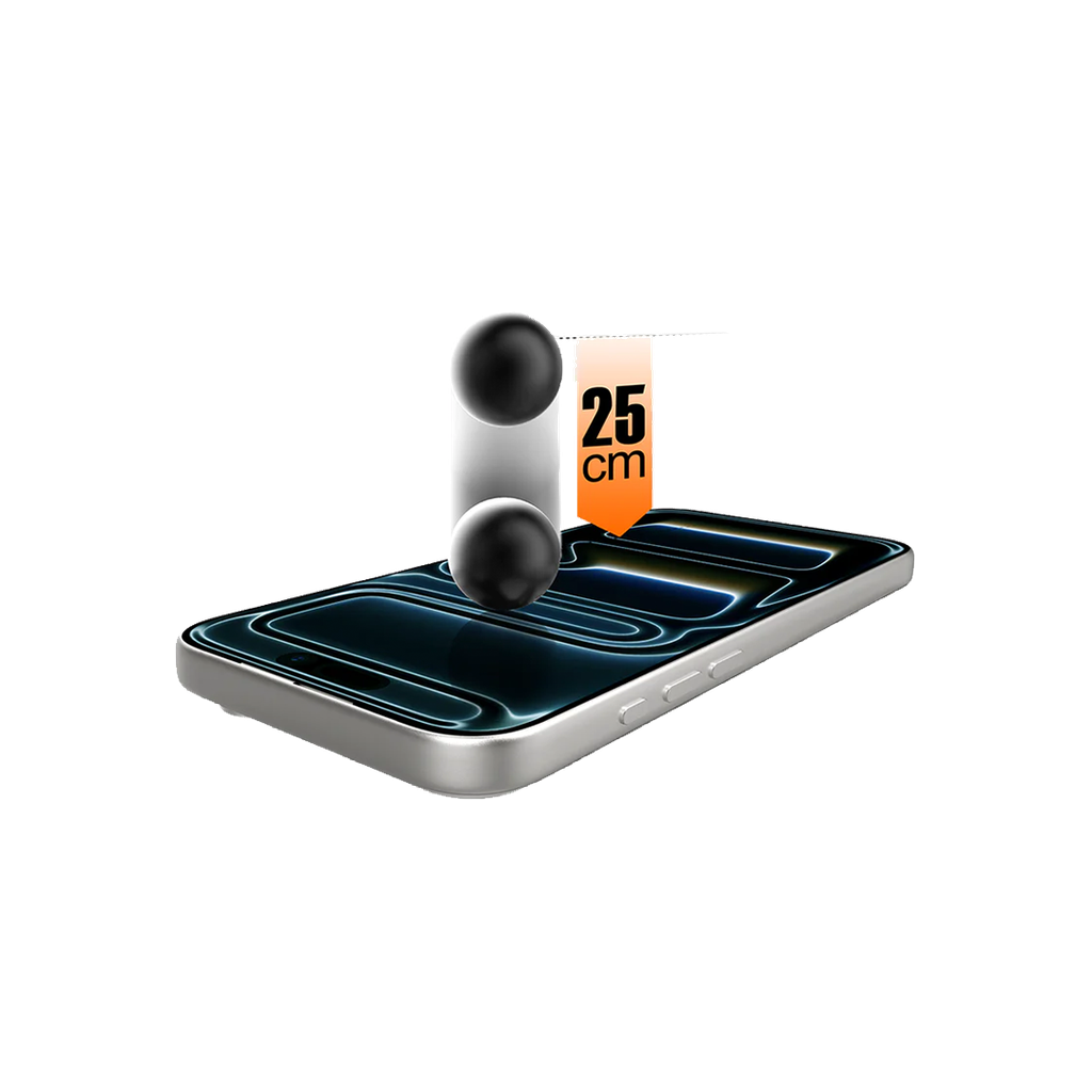 ItSkins Hybrid Defense Glass Protector de Pantalla con Removedor de Polvo para iPhone 17 Pro Max - Transparente