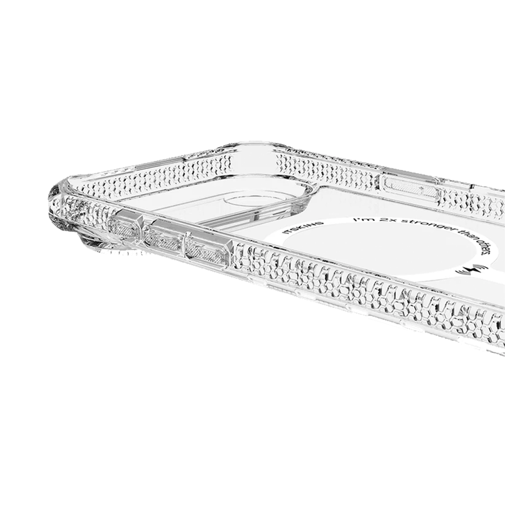 ItSkins Hybrid R Funda Transparente con MagSafe para iPhone 17 Air - Transparente