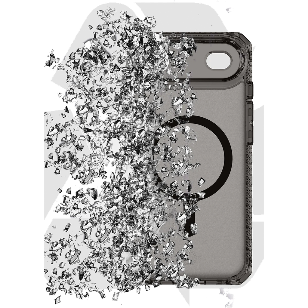 ItSkins Hybrid R Vapor Funda con MagSafe para iPhone 17 Air - Humo