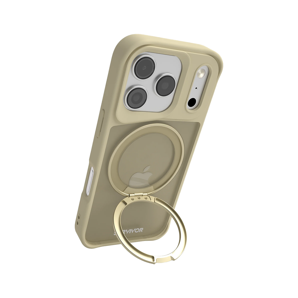 Funda Survivor Endurance Kick de Griffin con MagSafe para iPhone 17 - Hueso