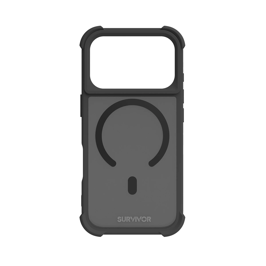 Funda Survivor Endurance de Griffin con MagSafe para iPhone 17 - Negro