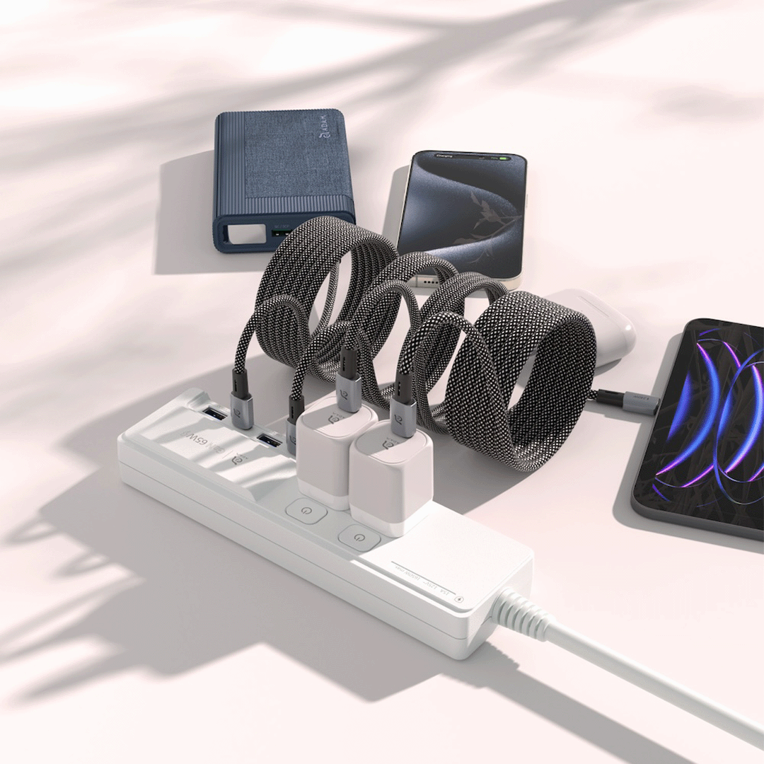 Adam Elements CASA MP200 USB-C a USB-C 240W Cable de Carga Magnético - Titanio
