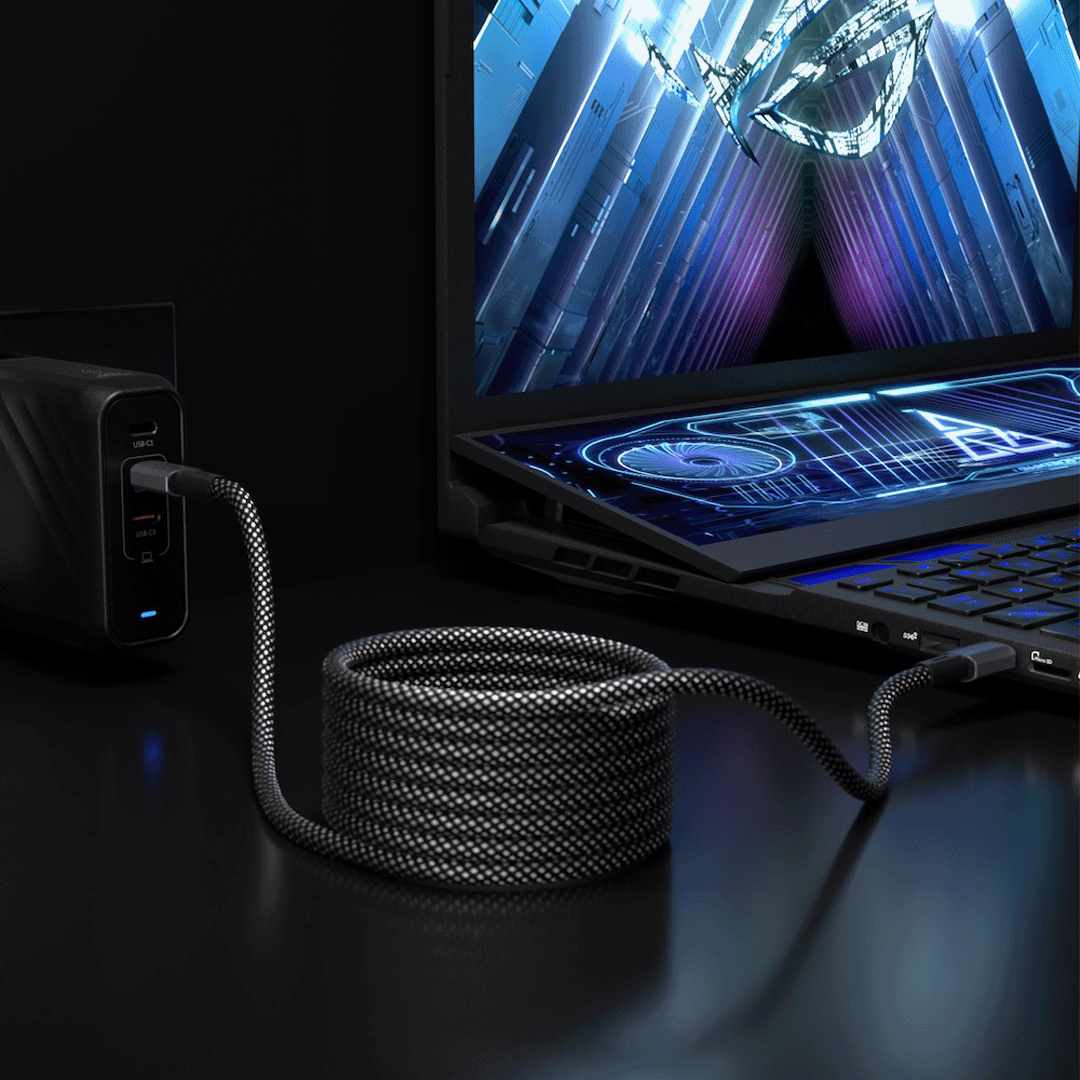Adam Elements CASA MP200 USB-C a USB-C 240W Cable de Carga Magnético - Titanio