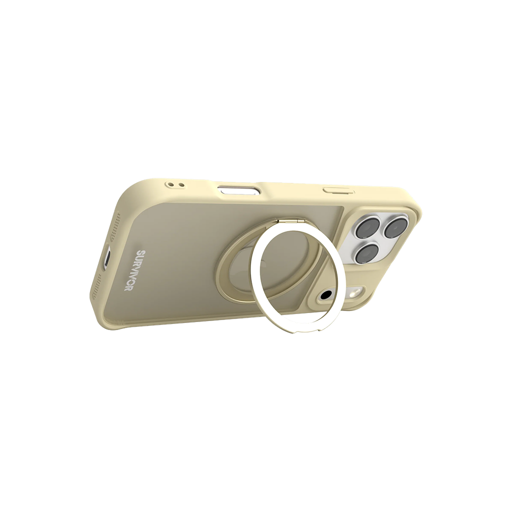 Funda Survivor (Exclusivo Apple) Endurance Kick con MagSafe para iPhone 17 Pro Max - Hueso