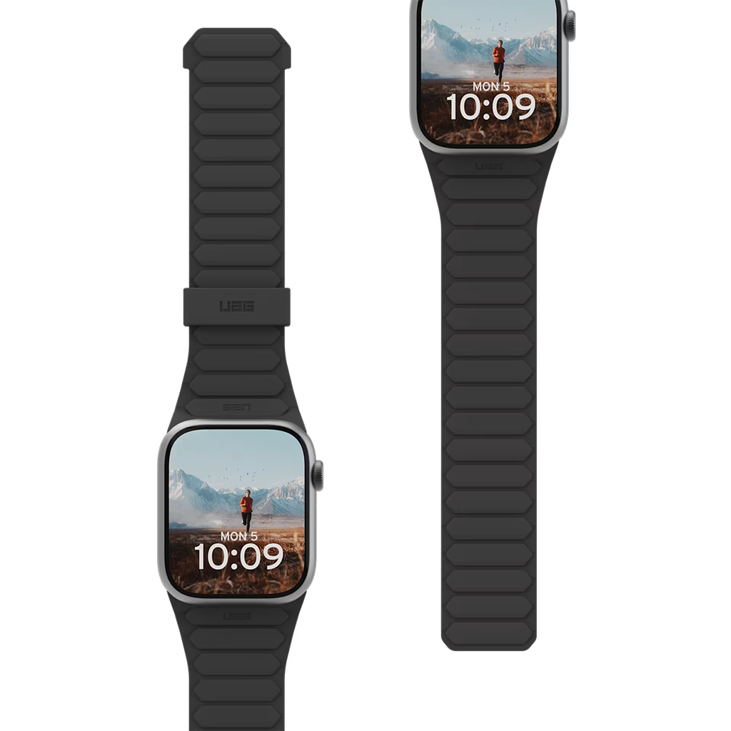 Banda Pathfinder negra y titanio de UAG para caja de 49 mm