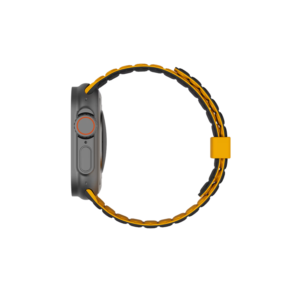 Banda Pathfinder amarilla y negra de UAG para caja de 49 mm