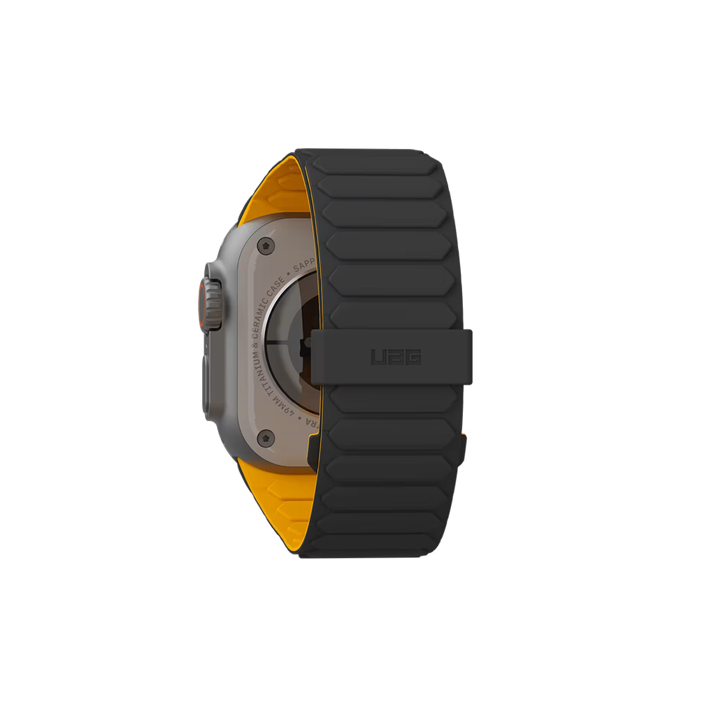 Banda Pathfinder amarilla y negra de UAG para caja de 49 mm