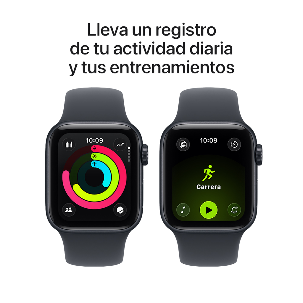 DIA L - Apple Watch SE 3 (GPS) 40mm - Caja de Aluminio Medianoche - Banda Deportiva Medianoche M/L