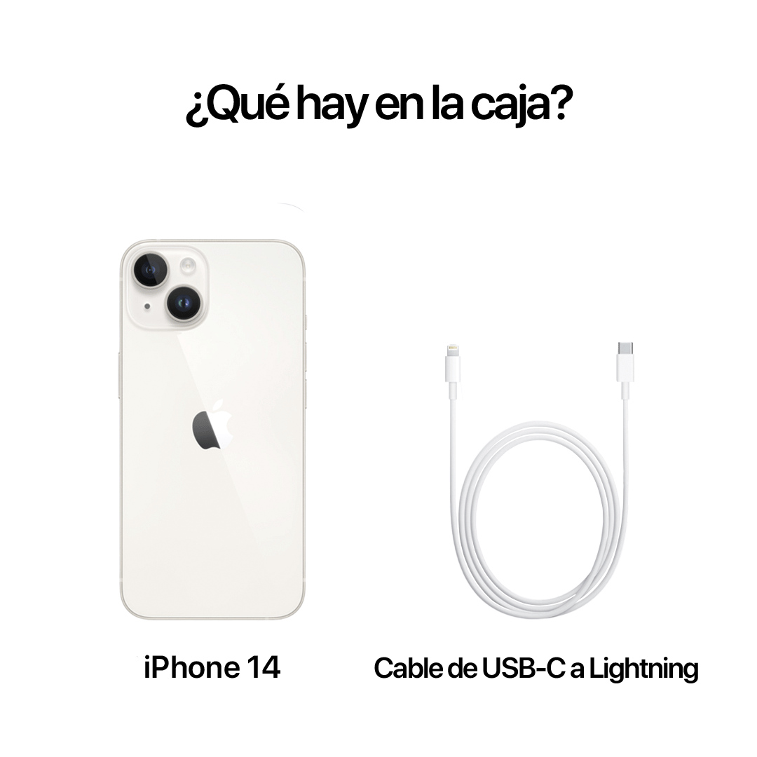 DIA L - iPhone 14 de 128 GB - Blanco estelar