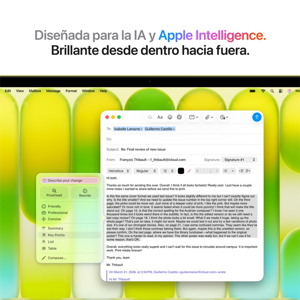 MacBook Neo 13" A18 Pro - 6 CPU, 5 GPU, 8GB, 512 GB, Magic Keyboard con Touch ID - Amarillo cítrico