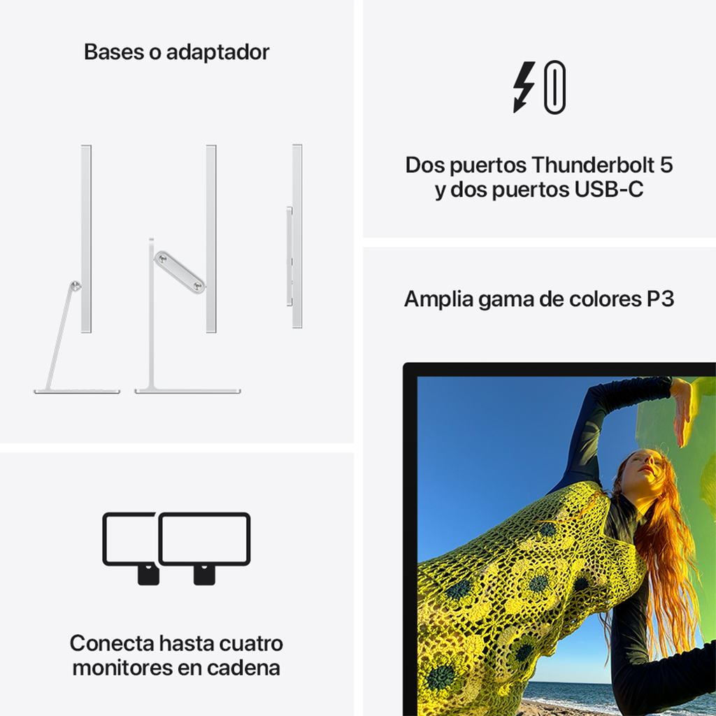 Studio Display - Vidrio estándar - Base con inclinación ajustable (Demo)