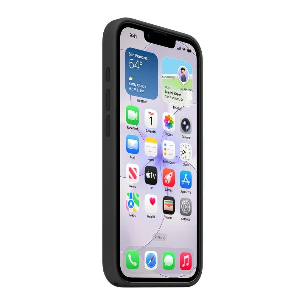 Funda de silicona con MagSafe de Apple para iPhone 17e - Negro