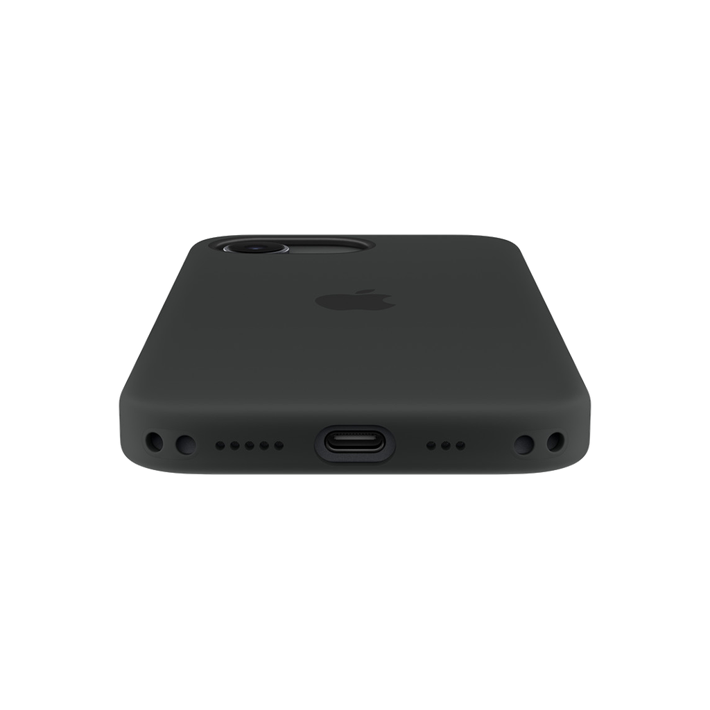 Funda de silicona con MagSafe de Apple para iPhone 17e - Negro