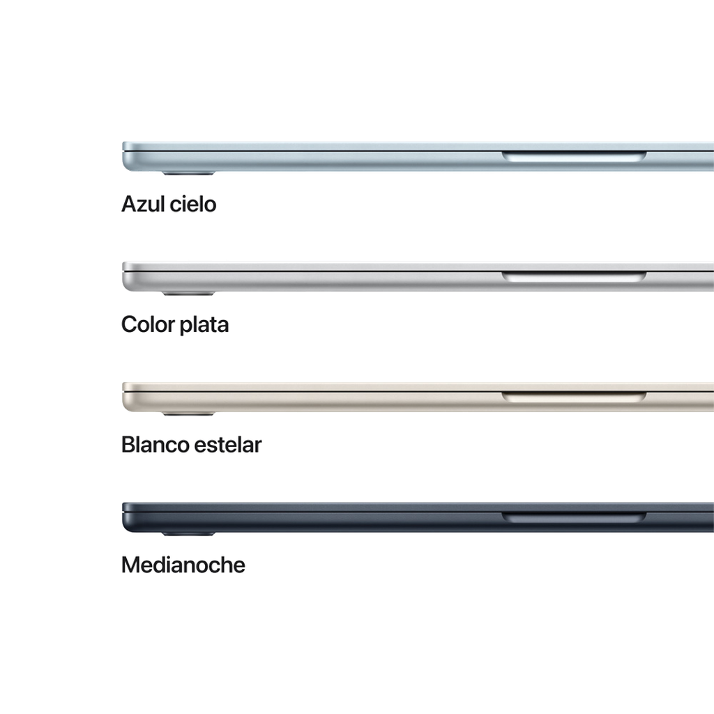 MacBook Air 15" M5 - 10 CPU, 10 GPU, 16GB, 512GB - Plata