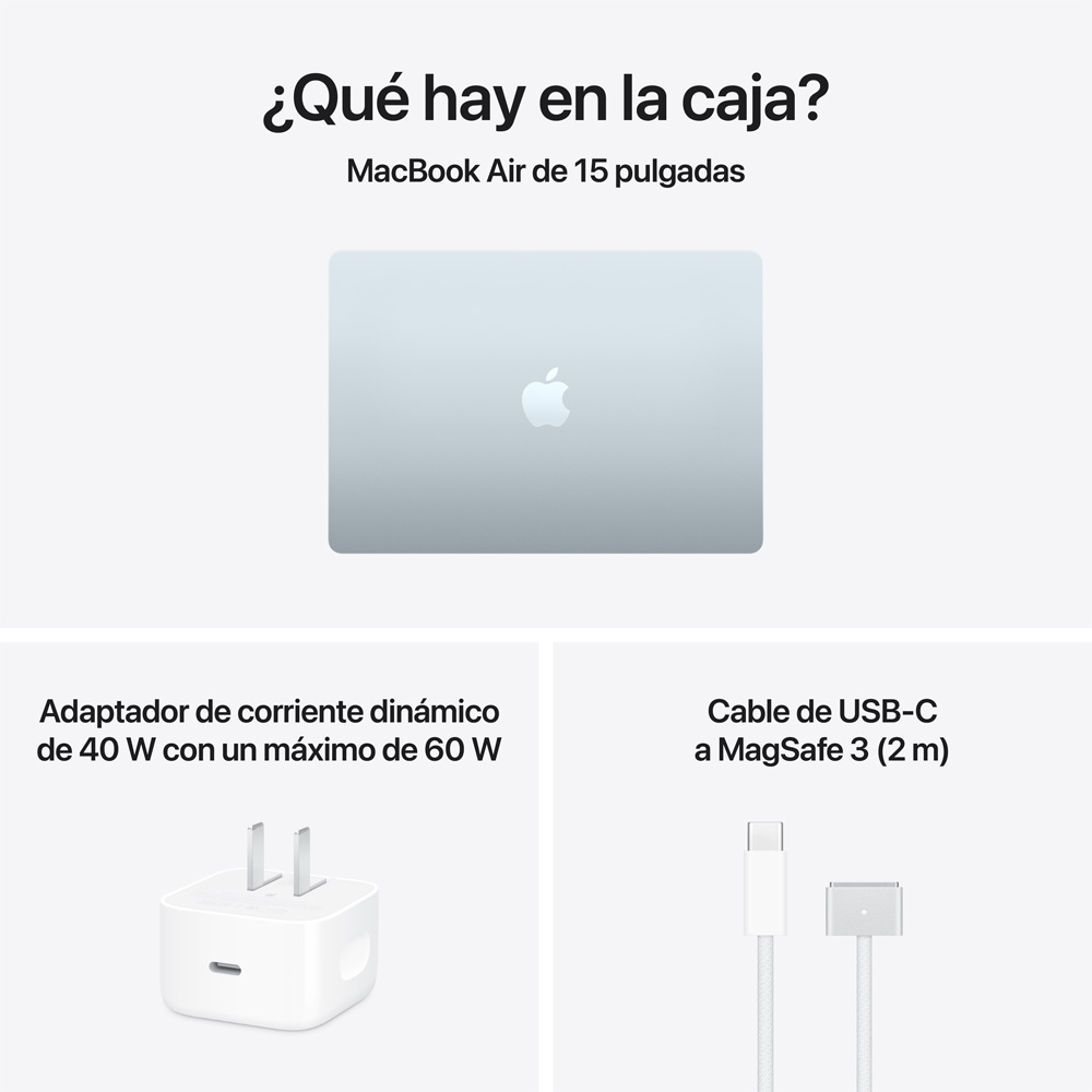 MacBook Air 15" M5 - 10 CPU, 10 GPU, 16GB, 1TB - Azul cielo
