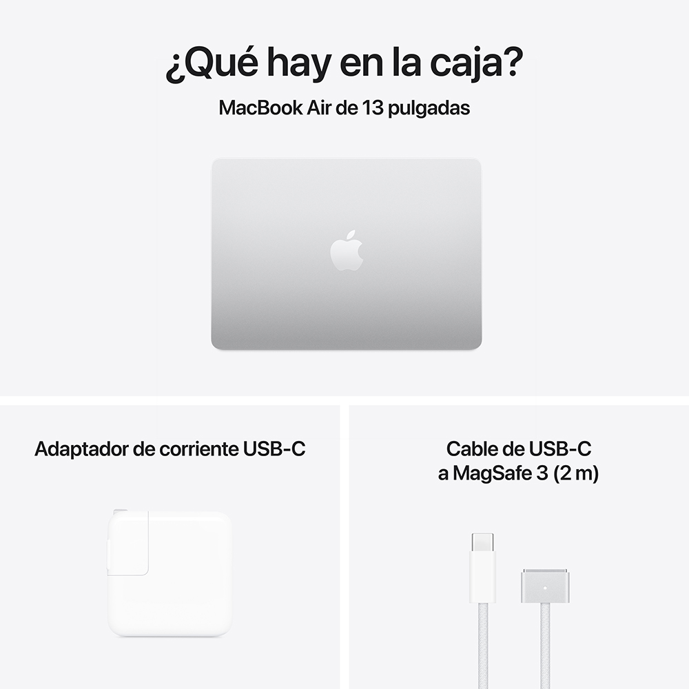 MacBook Air 13" M5 - 10 CPU, 10 GPU, 16GB, 1TB - Plata
