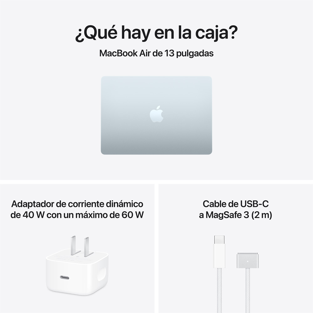 MacBook Air 13" M5 - 10 CPU, 10 GPU, 16GB, 1TB - Azul cielo