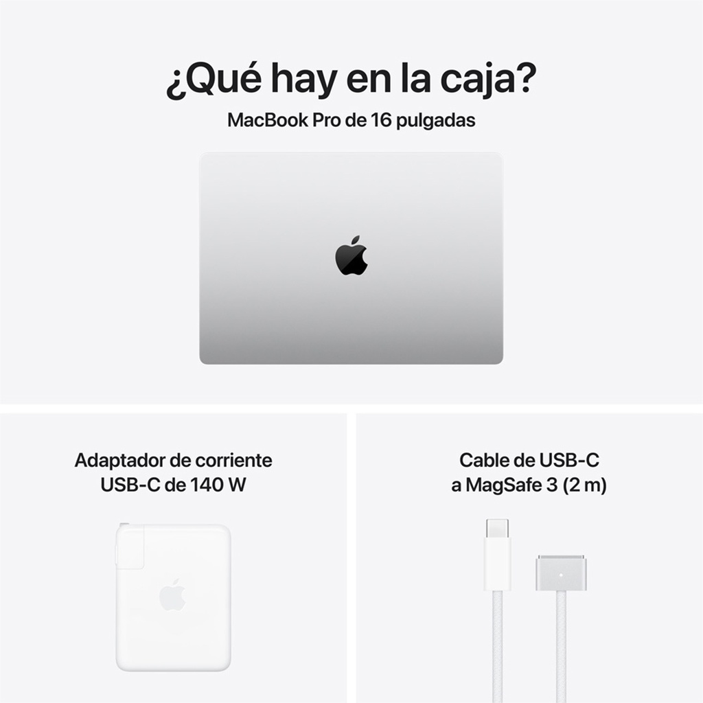 MacBook Pro 16" M5 Pro - 18 CPU, 20 GPU, 48GB, 1TB - Plata