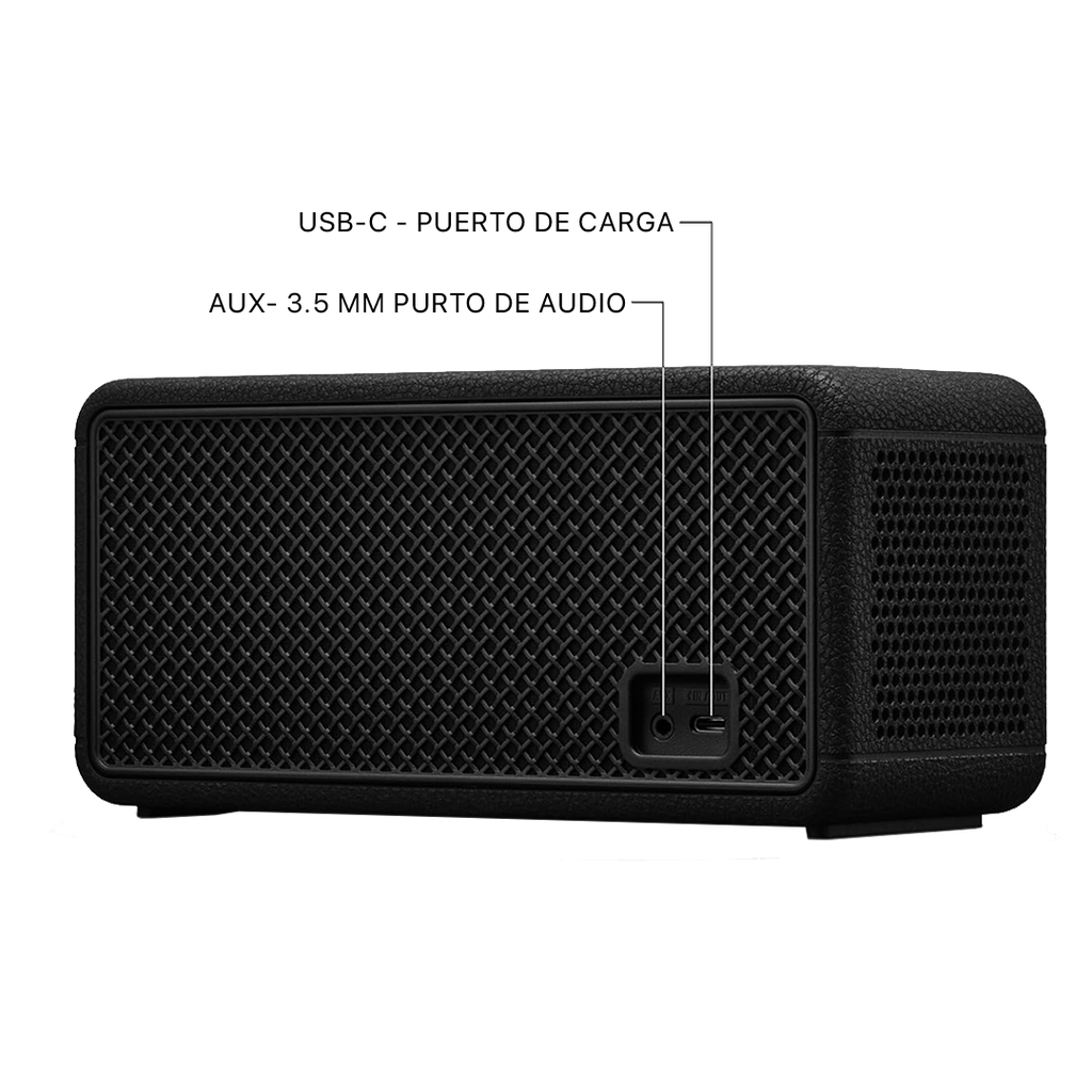 Marshall Middleton II Parlante Bluetooth - Negro y Brasa