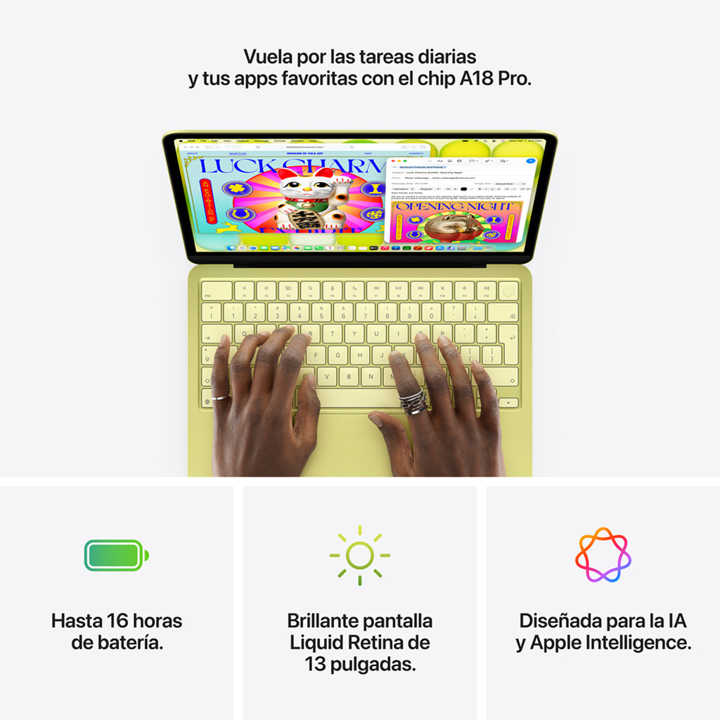 MacBook Neo 13" A18 Pro (CTO) - 6 CPU, 5 GPU, 8GB, 256 GB, Magic Keyboard - Plata