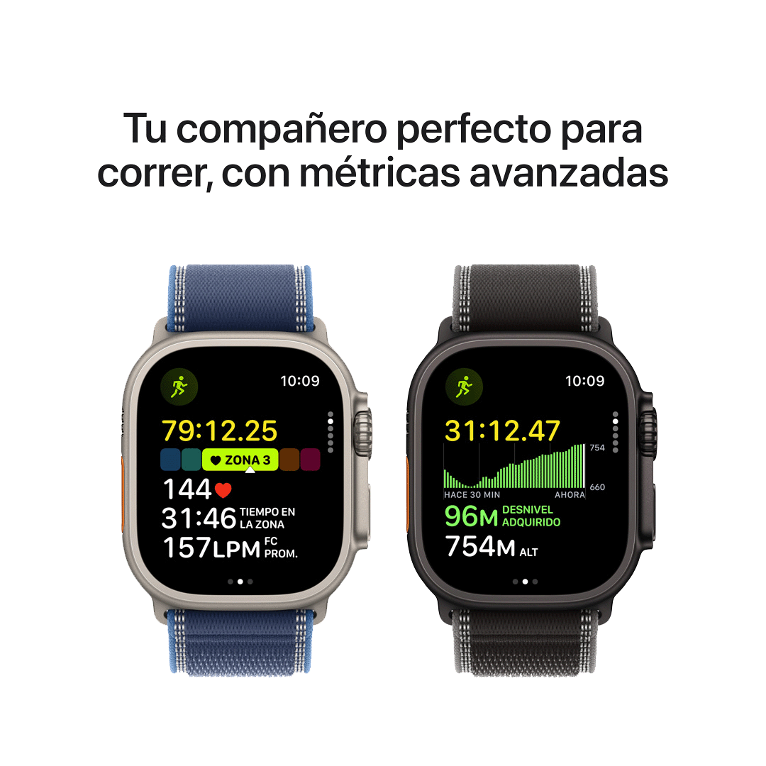 Apple Watch Ultra 3 (GPS + Cellular) 49 mm - Caja de titanio natural ...
