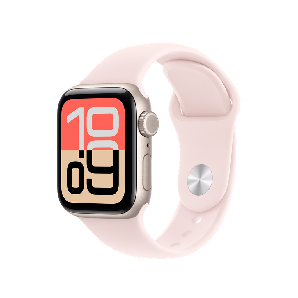 Banda deportiva rosado pálido de Apple para caja de 40 mm – S/M