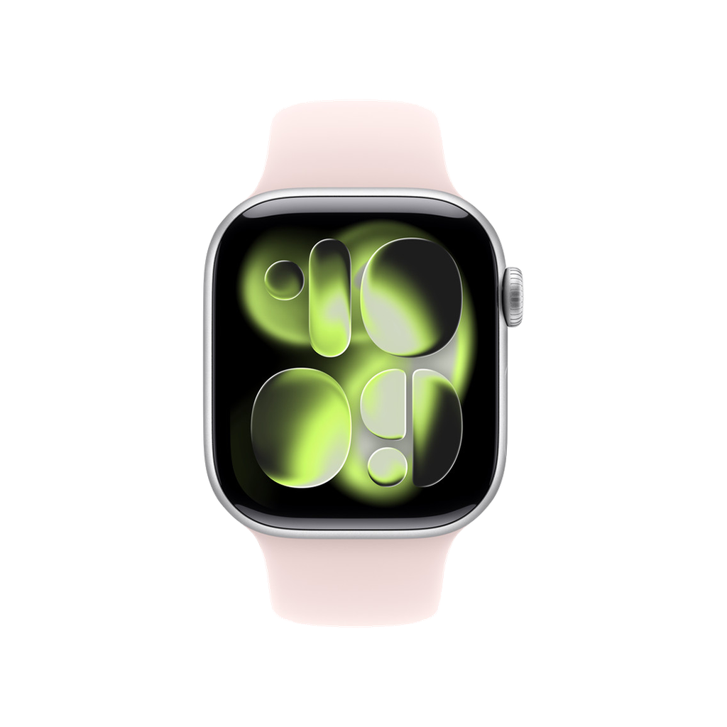 Banda deportiva rosado pálido de Apple para caja de 42 mm – S/M
