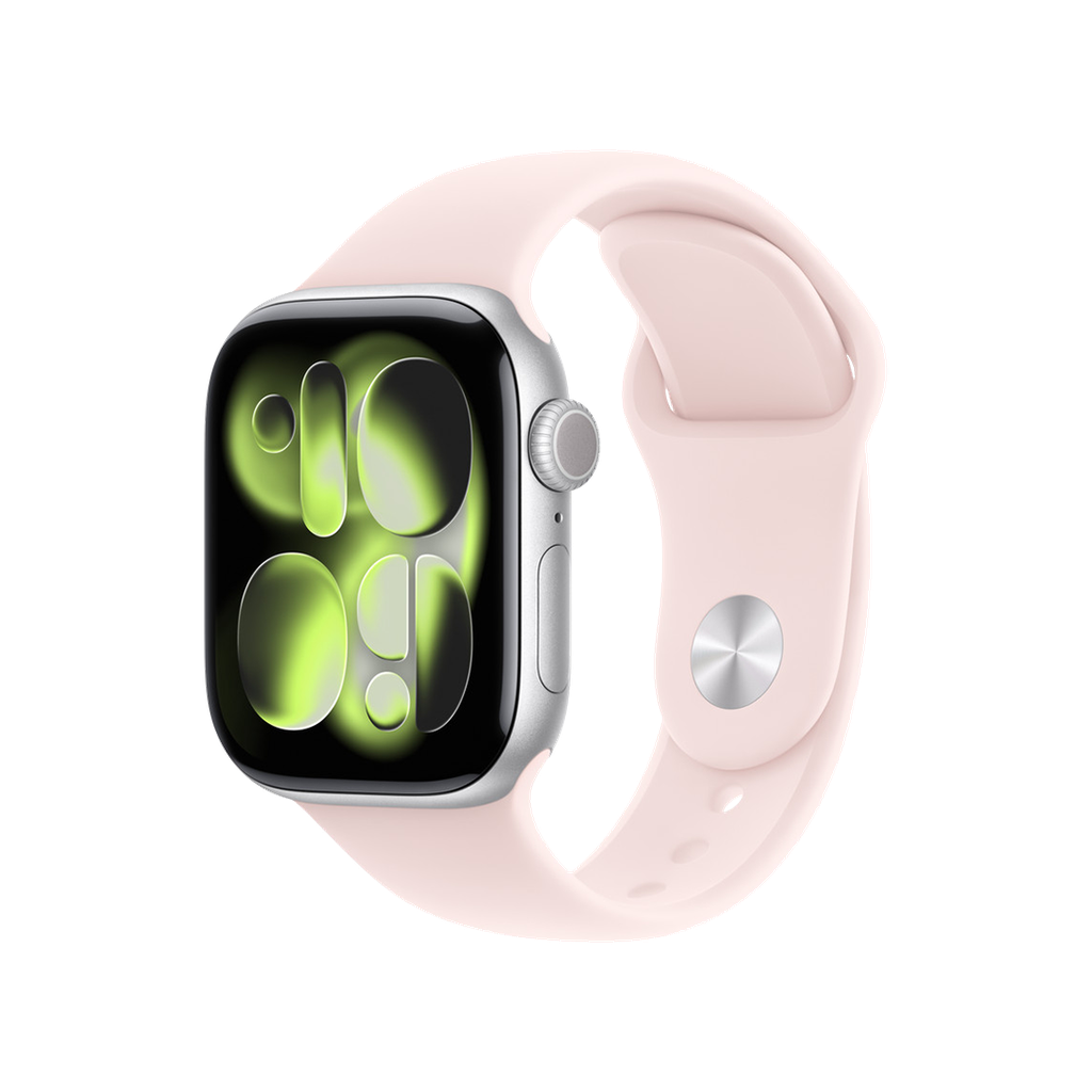 Banda deportiva rosado pálido de Apple para caja de 42 mm – M/L