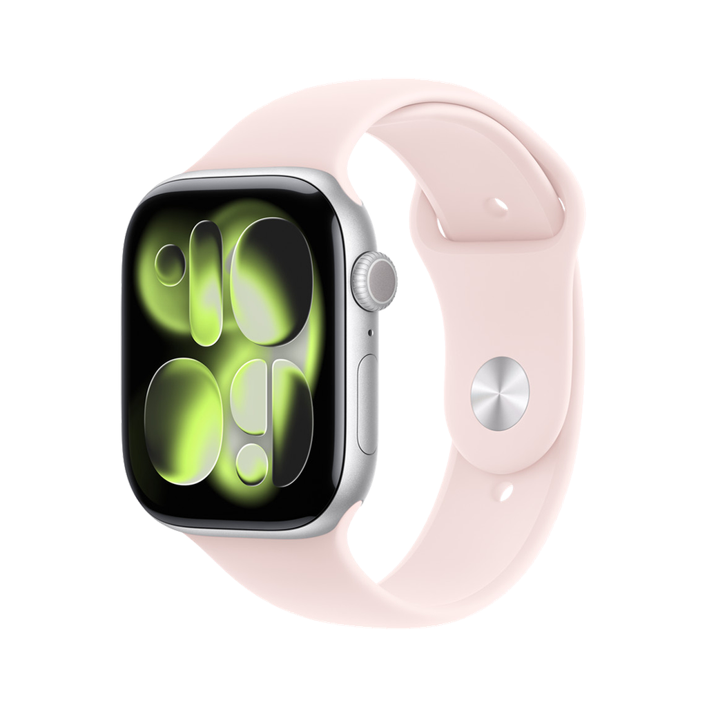Banda deportiva rosado pálido de Apple para caja de 46 mm – M/L