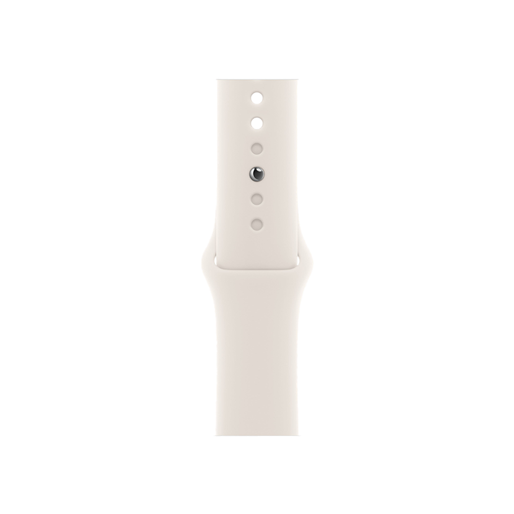 Apple Watch SE GPS 40mm - Caja de Aluminio Blanco Estrella con Banda Deportiva Blanco Estrella - S/M