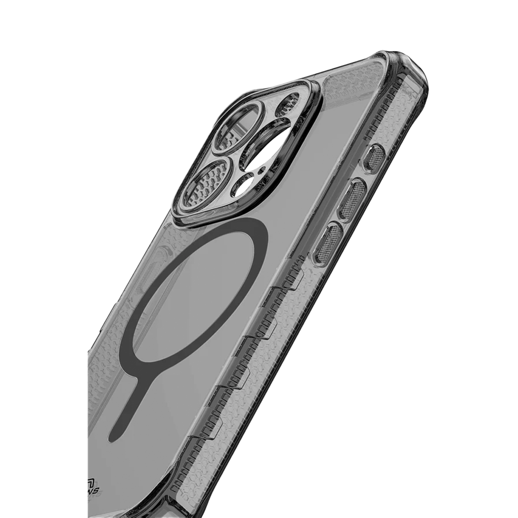 ItSkins Supreme R Funda Transparente con Magsafe para iPhone 15 Pro - Grafito