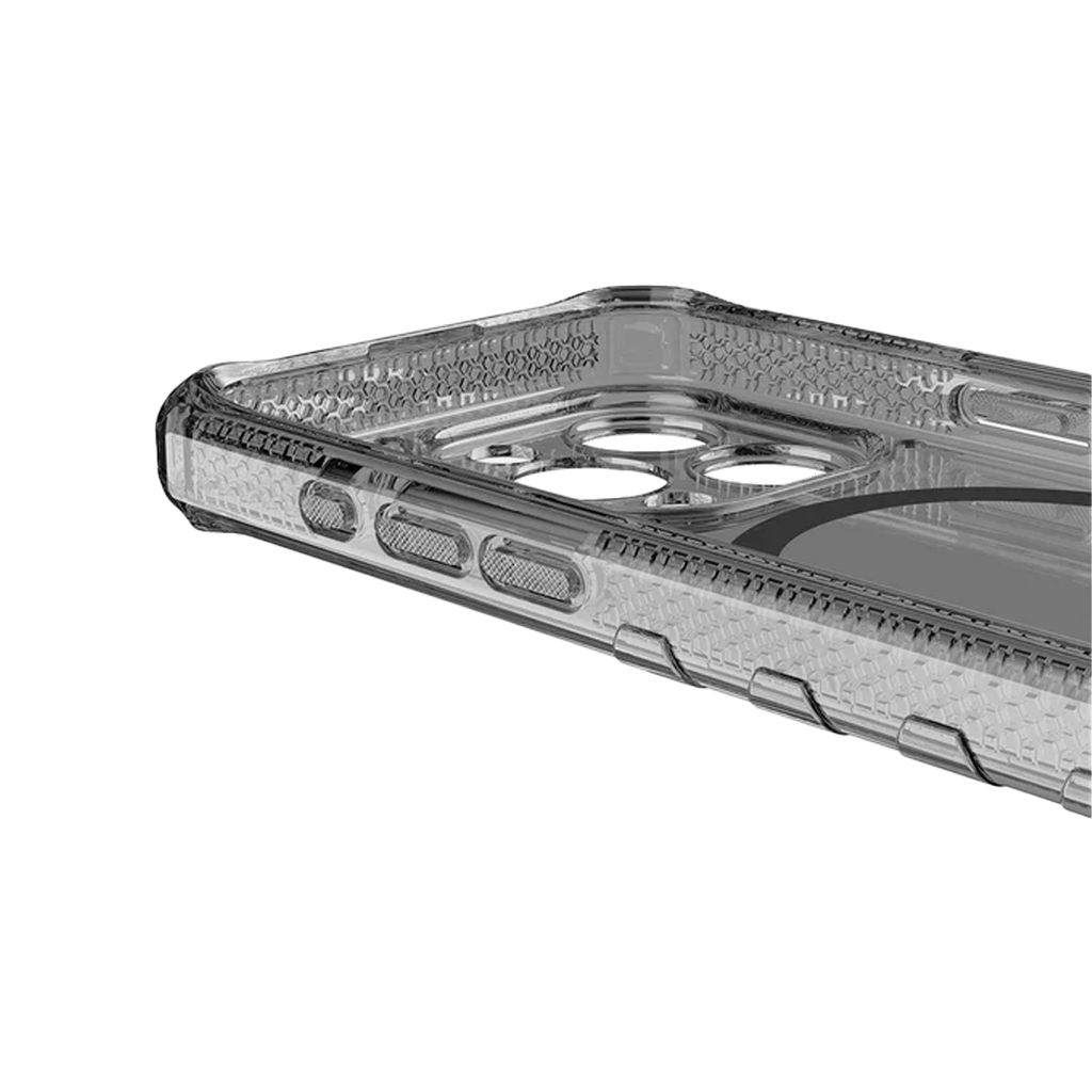 ItSkins Supreme R Funda Transparente con Magsafe para iPhone 15 Pro - Grafito