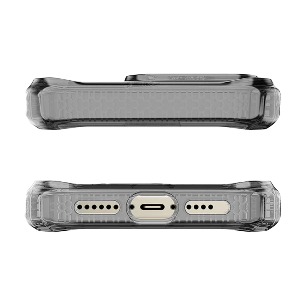 ItSkins Supreme R Funda Transparente con Magsafe para iPhone 15 Pro - Grafito
