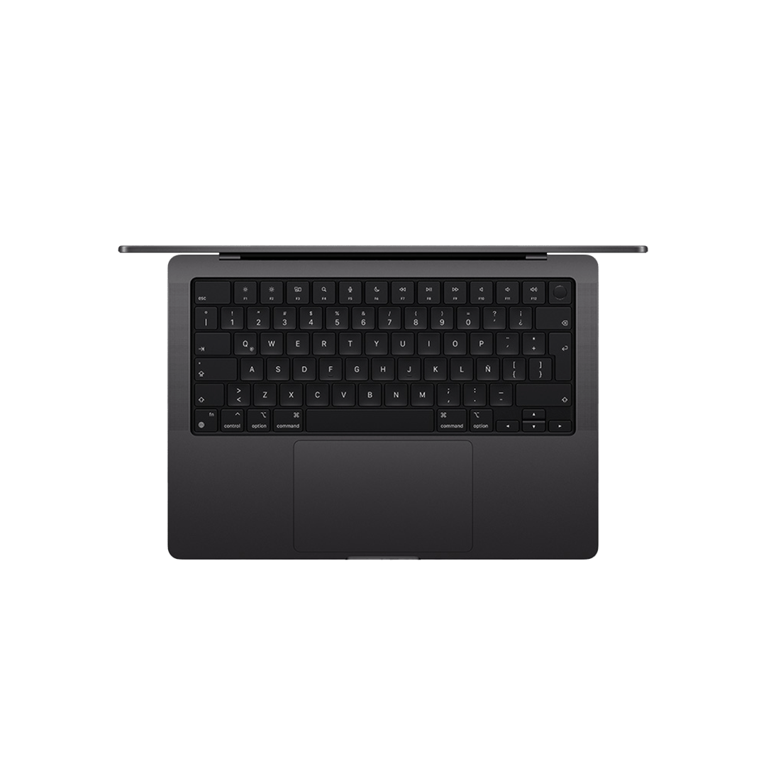 MacBook Pro 14" M4 Pro - 12 CPU, 16 GPU, 24 GB, 512 GB - Negro Espacial
