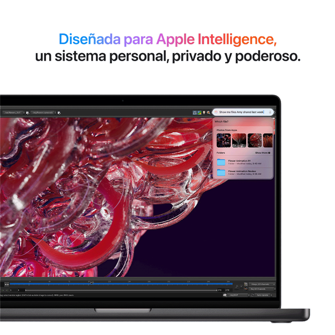 MacBook Pro 14" M4 Pro - 12 CPU, 16 GPU, 24 GB, 512 GB - Negro Espacial