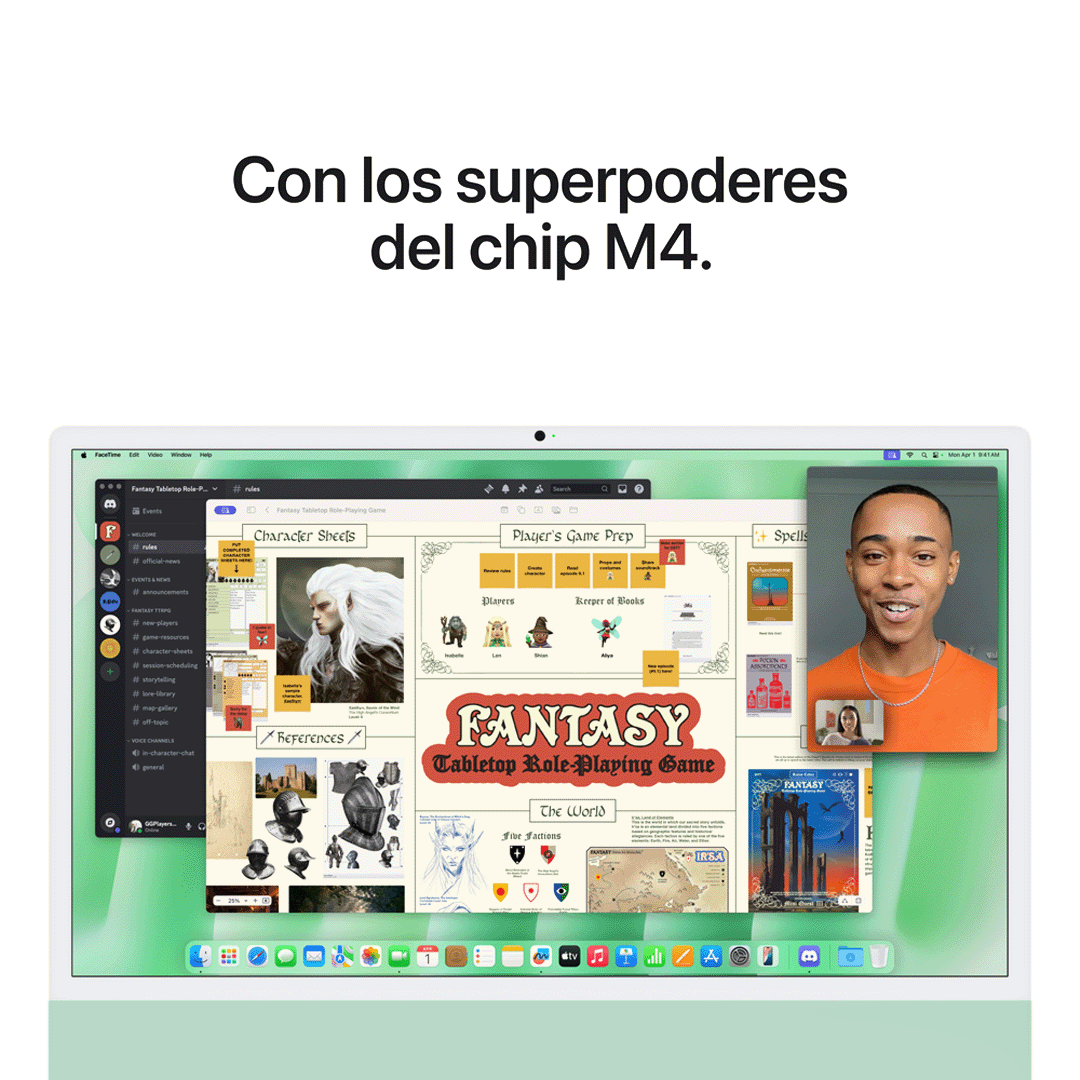 iMac 24" M4 - 10 CPU, 10 GPU, 16 GB, 512 GB - Verde