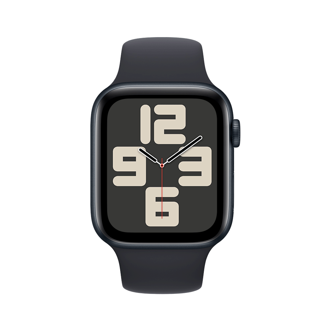 Apple Watch SE GPS 44mm - Caja de Aluminio Medianoche con Banda Deportiva Medianoche - S/M